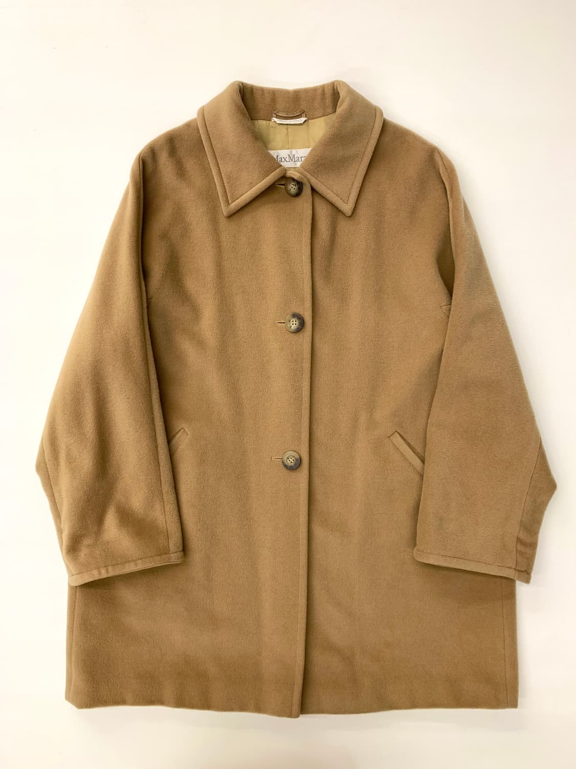 Maxmara 막스마라 카멜 울 코트  상품이미지4