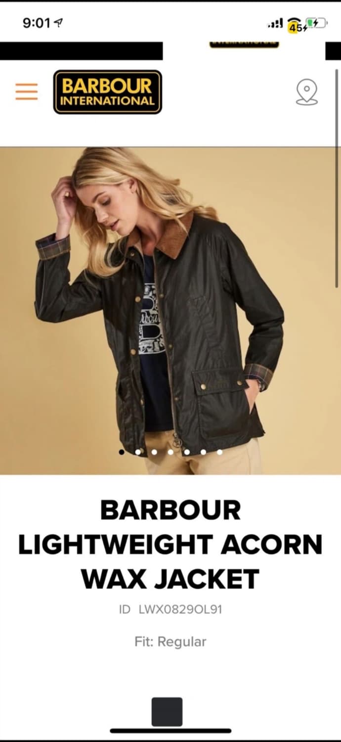 바버왁스자켓 상품이미지1