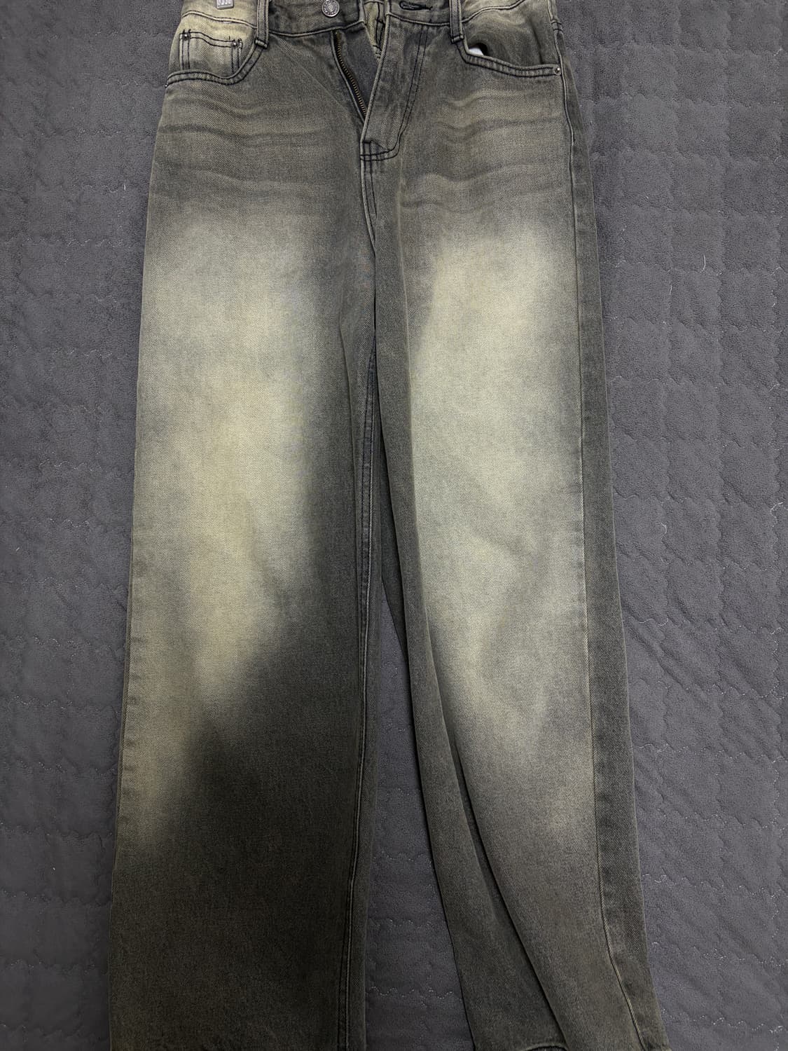 워싱 오버핏 와이드팬츠  상품이미지2