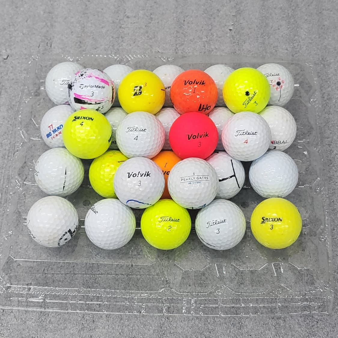 다양한 브랜드의 골프공 로스볼 30개 일괄 상품이미지1