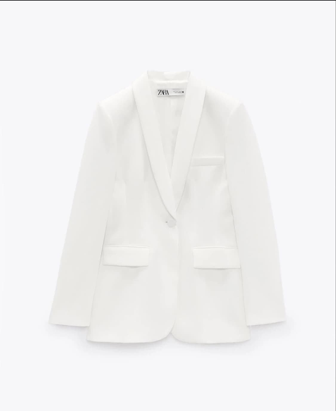 [새제품] ZARA 자라 화이트 턱시도 블레이저 자켓 상품이미지1