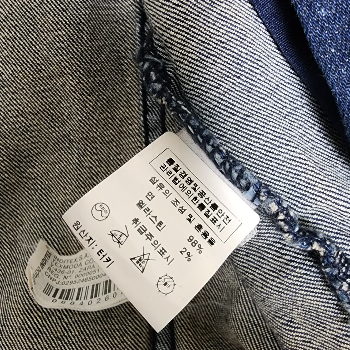 자라 우먼 데님 라이더 자켓
S 상품이미지5