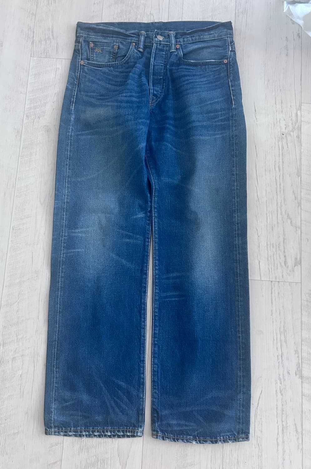 RRL 빈티지 5 포켓 그랜드폴스 데님 진 30x32 상품이미지1