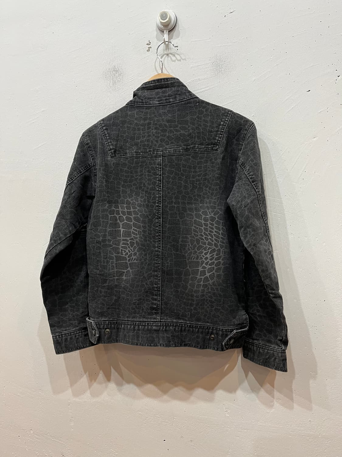 Jawin JPN 패턴 데님 바이커 자켓 우먼즈 상품이미지4