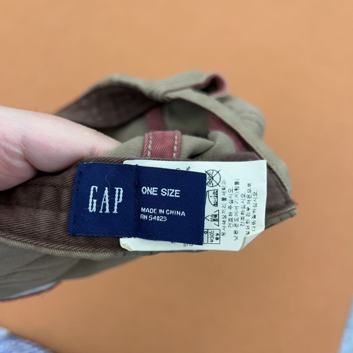 갭 GAP 빅로고 빈티지 볼캡 야구모자 C04609  상품이미지5