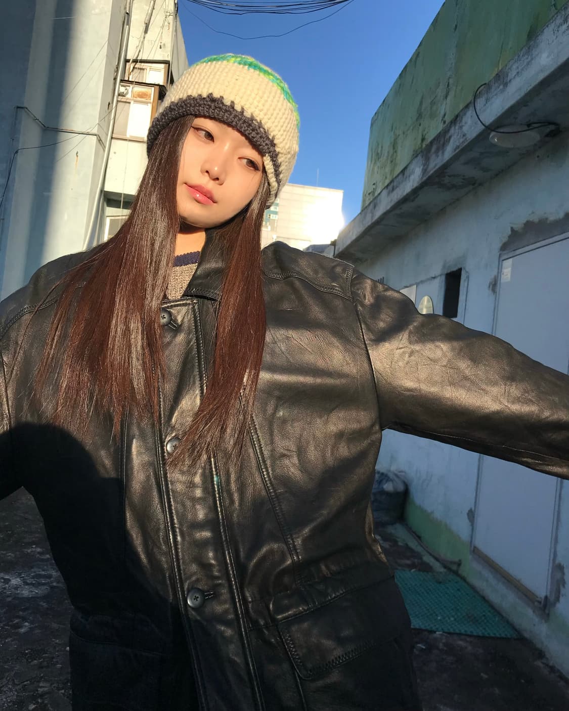 양가죽 레더 코트 상품이미지6