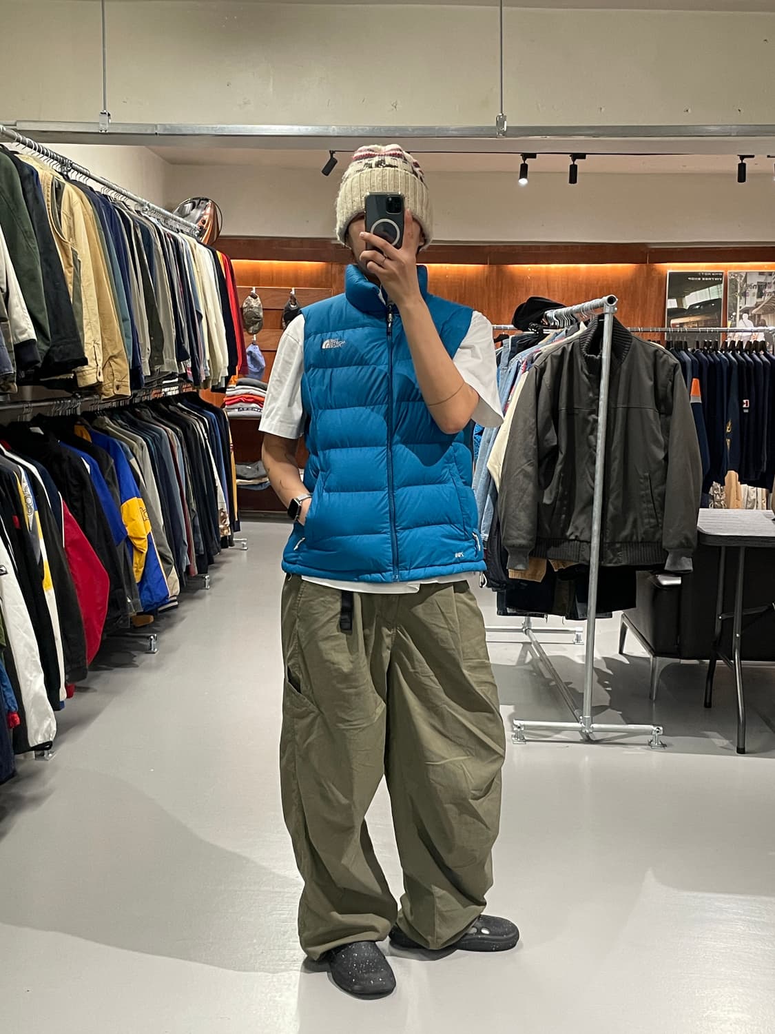 노스페이스 구스다운 패딩 조끼 상품이미지4