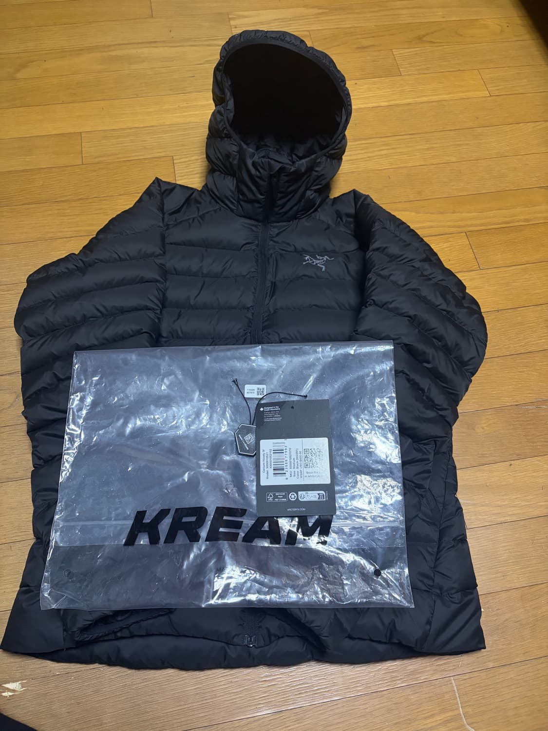 [M]아크테릭스 세륨 후디 블랙 상품이미지1