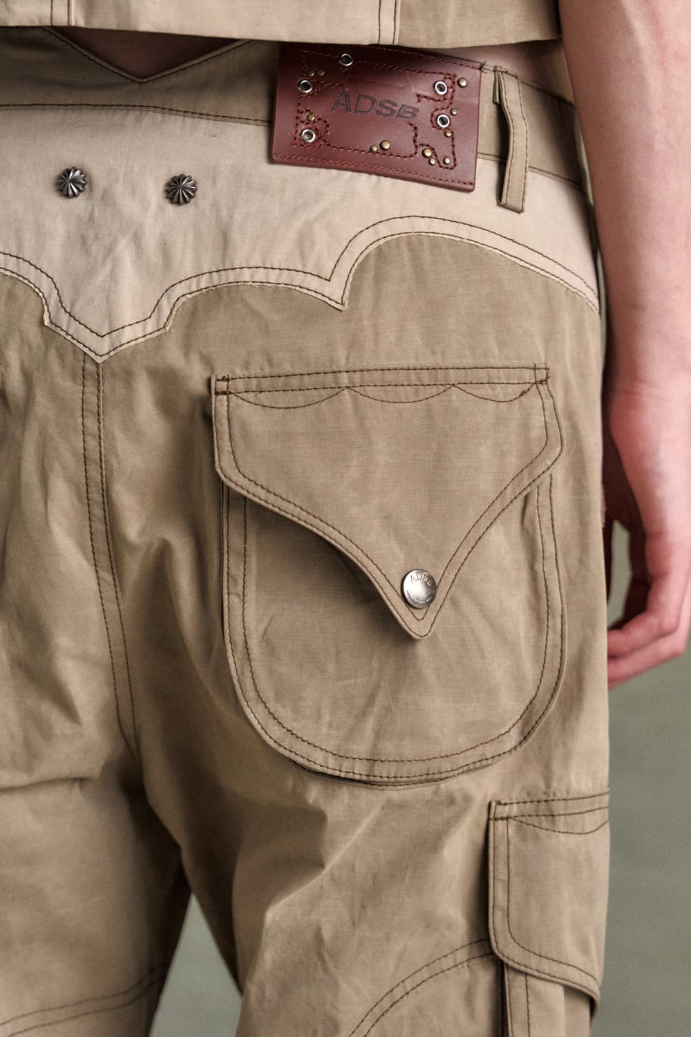 앤더슨벨 Waxed Pocket Cargo Pants Apa822w  상품이미지4