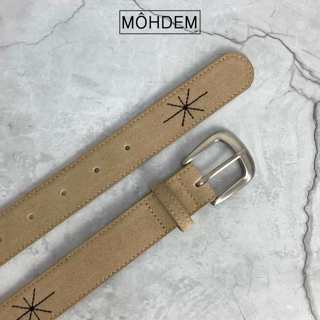 [Unisex] 샤이닝 자수 벨트 3컬러 상품이미지4