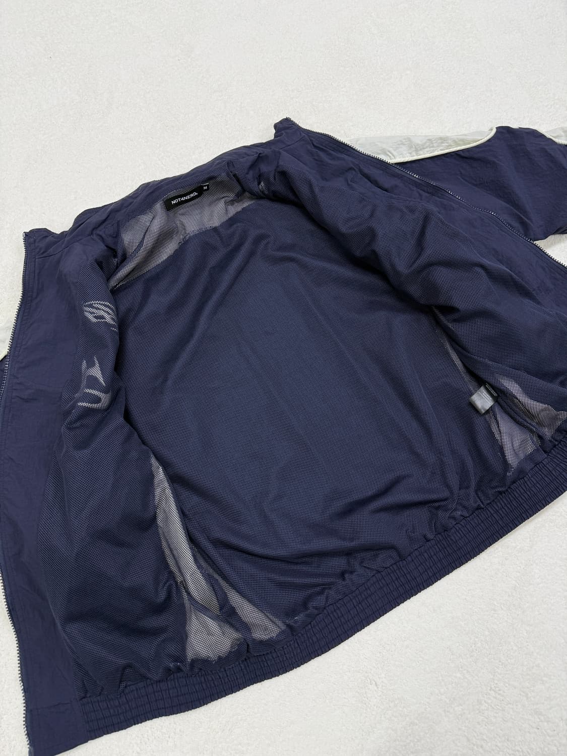 NOT4NERD Tribal Logo Nylon Racing Jacket 상품이미지8