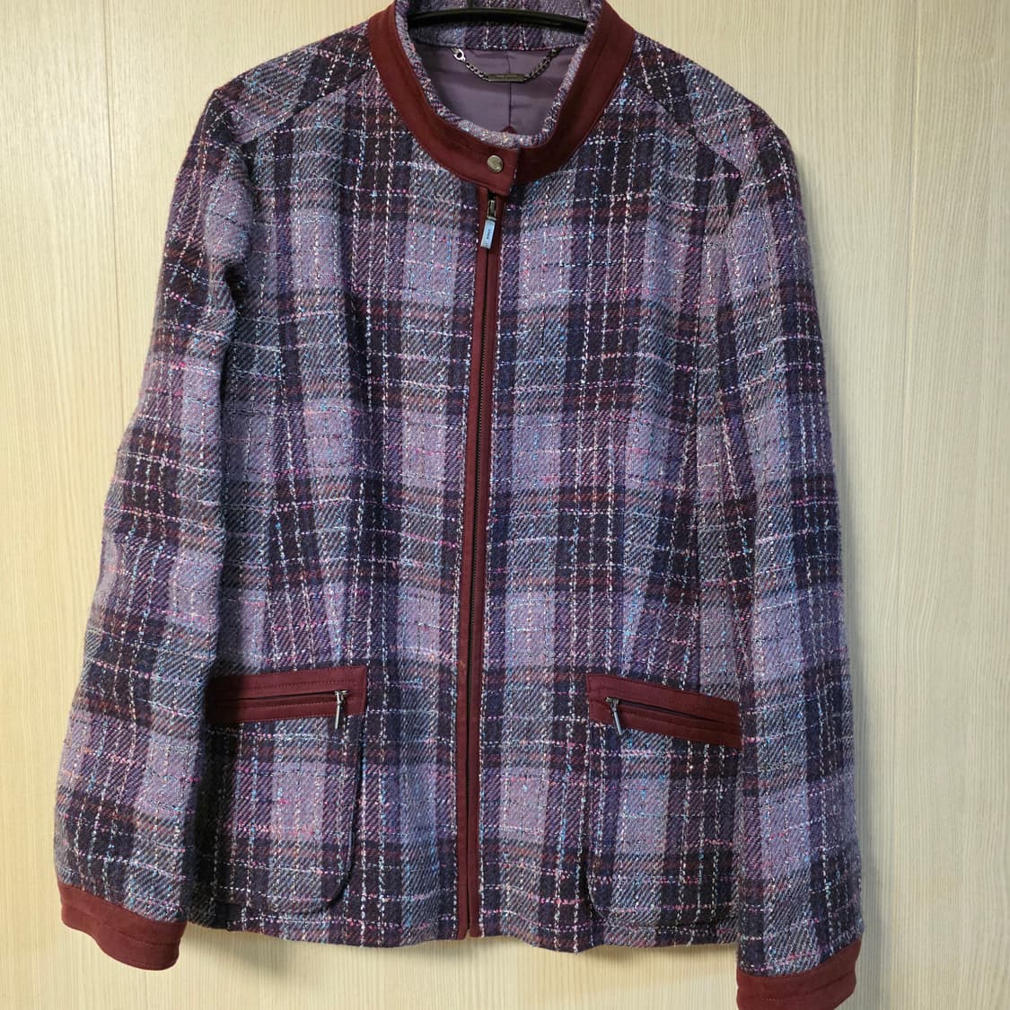 닥스 여성 체크 자켓 66 상품이미지1