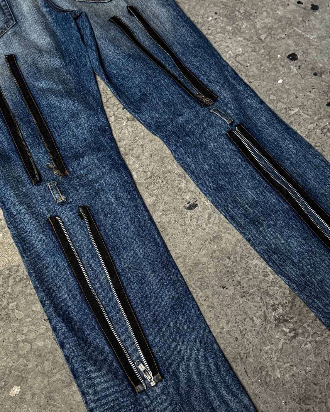 HELL CAT PUNKS – Zip Denim Bondage Pants 상품이미지8