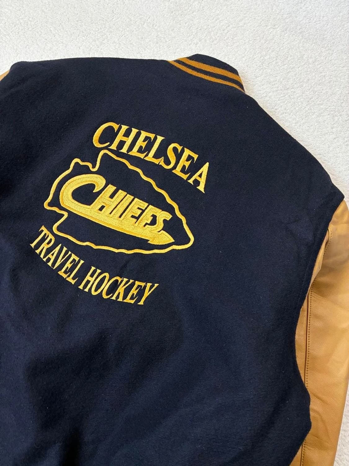 홀로웨이 90's USA 소가죽 바시티 자켓 PN6138 상품이미지7