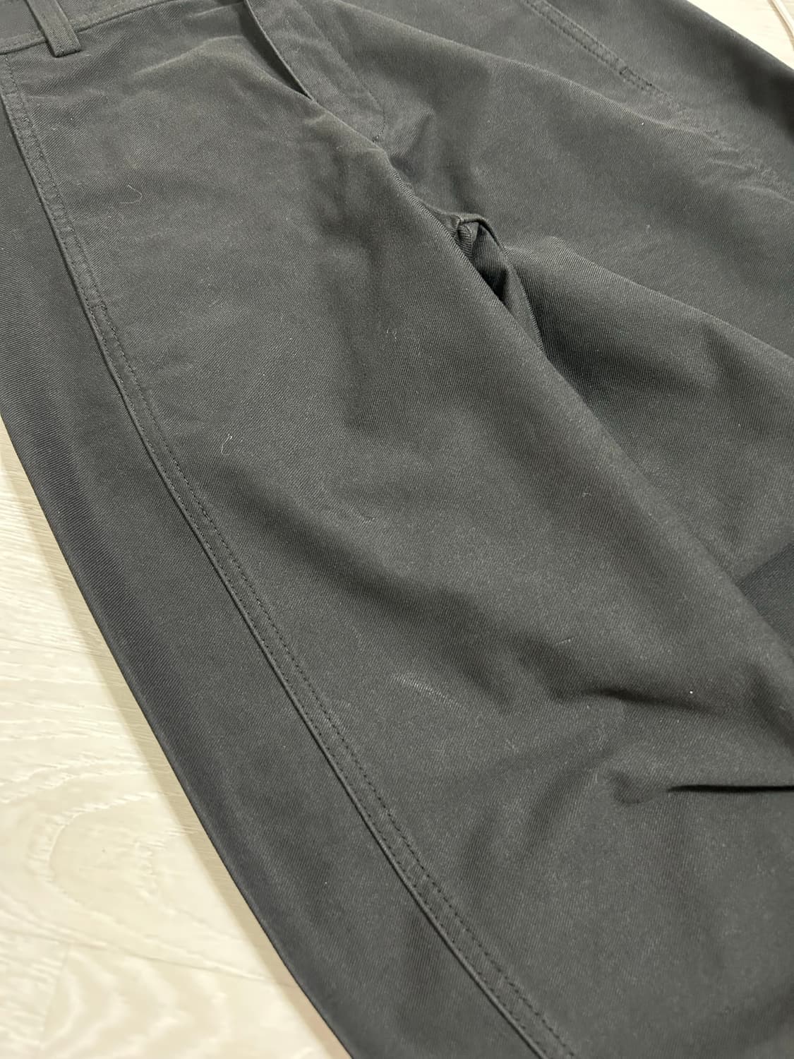 유니클로 저지배럴레그팬트 우먼 블랙 M사이즈 상품이미지3