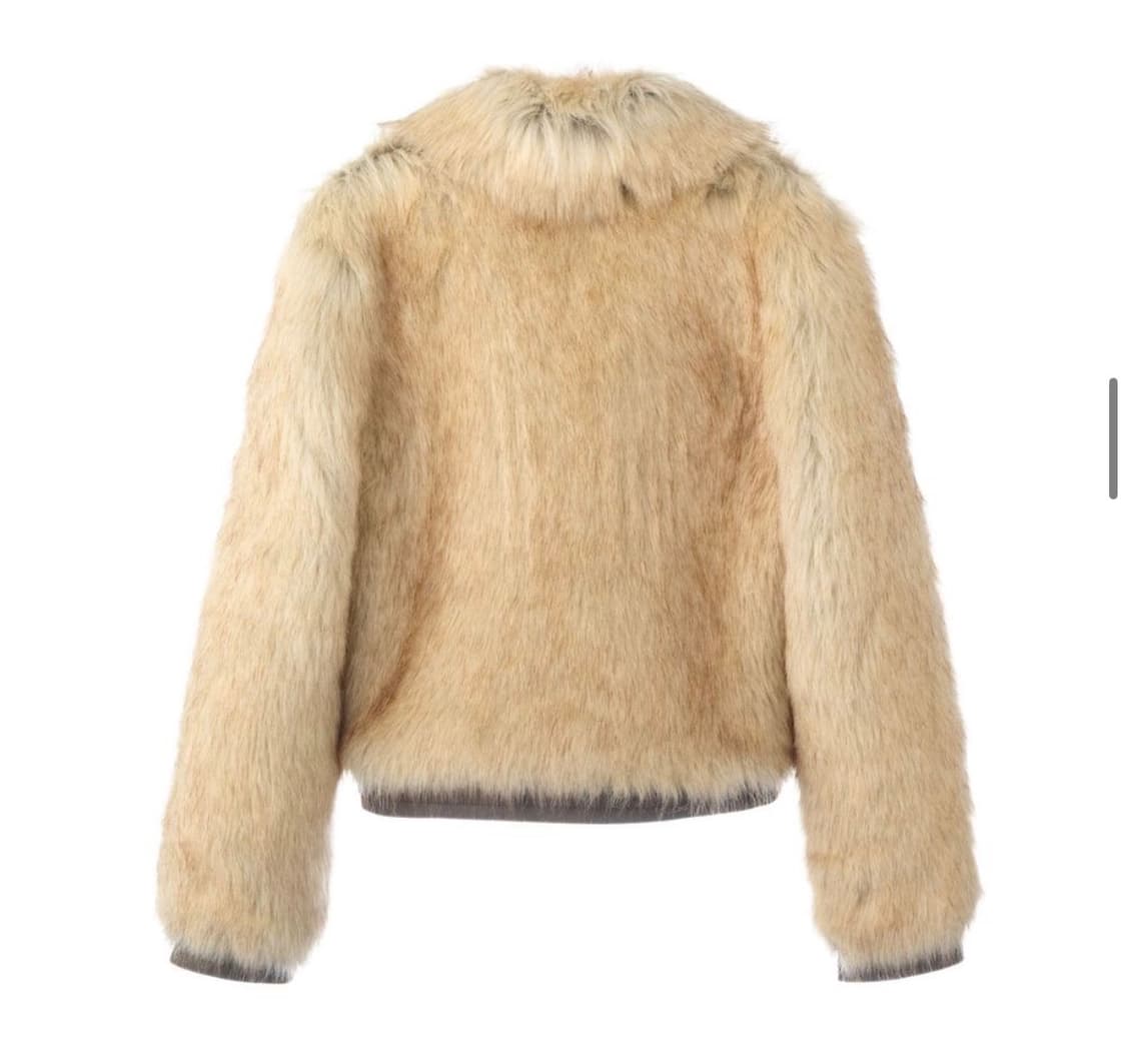 스컬프터 Faux Fur Grizzly Jacket Natural 상품이미지2
