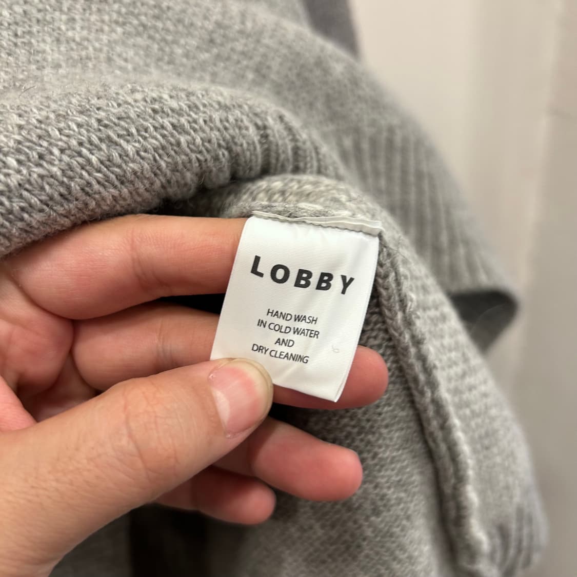 LOBBY 아메리카 플래그 오버핏 니트 상품이미지4