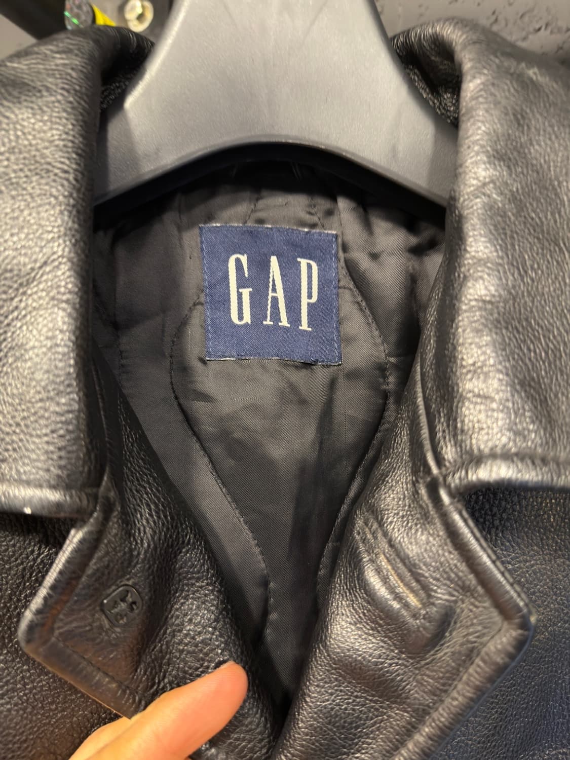 올드갭 레더 카코트 M 사이즈 상품이미지5