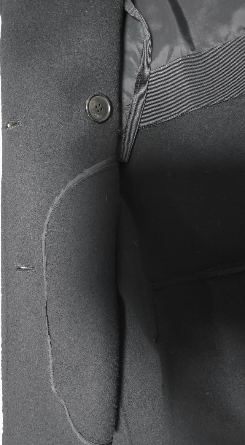 톰그레이하운드 블랙 울캐시 더블 코트 상품이미지6