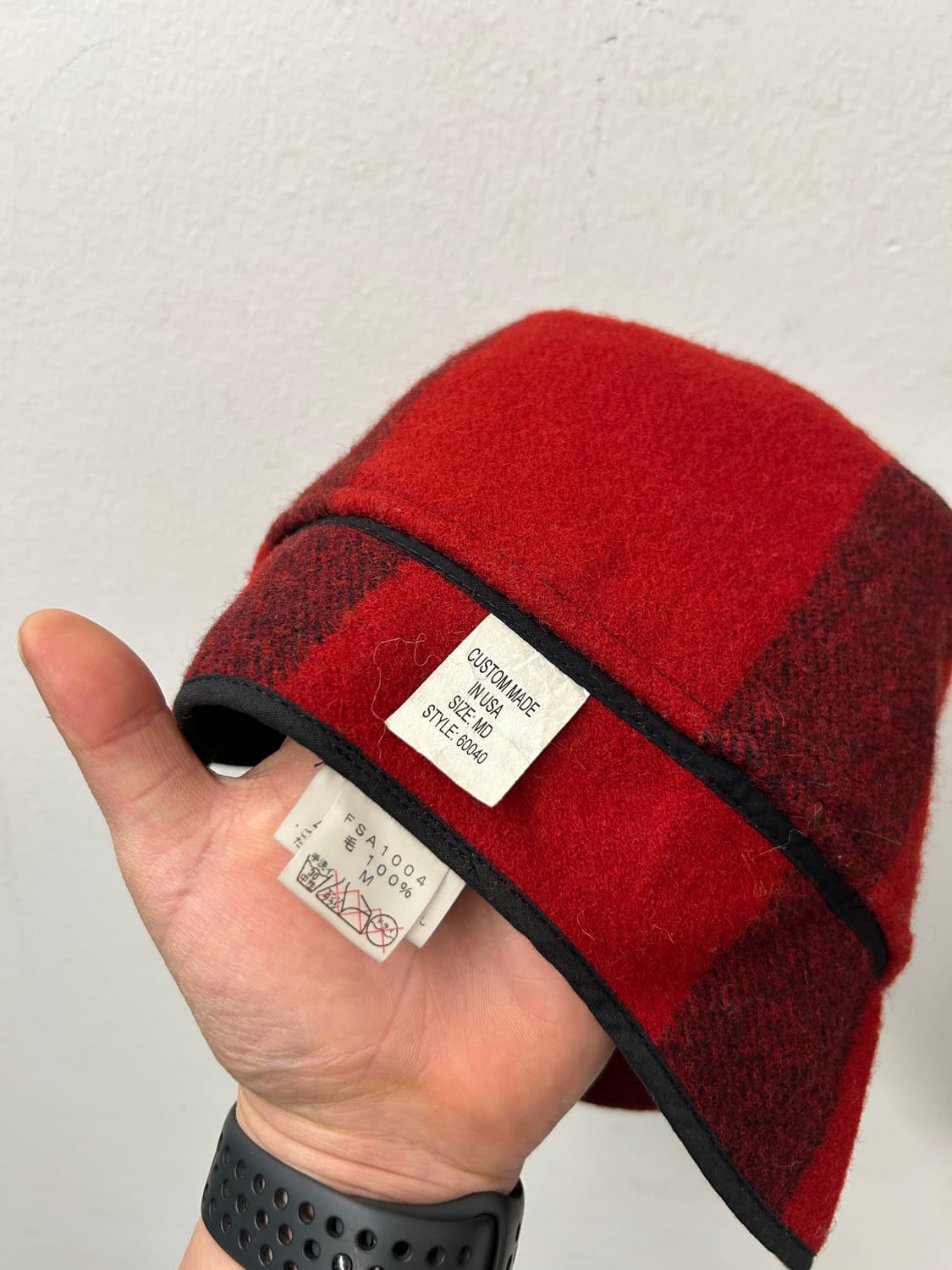 필슨 버팔로 체크 이어플랩 캡 USA MADE 상품이미지5