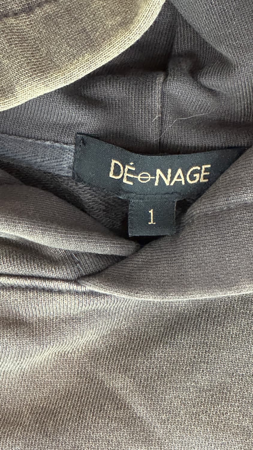 드네이지 오버사이즈 크랙 로고 후드티 상품이미지2