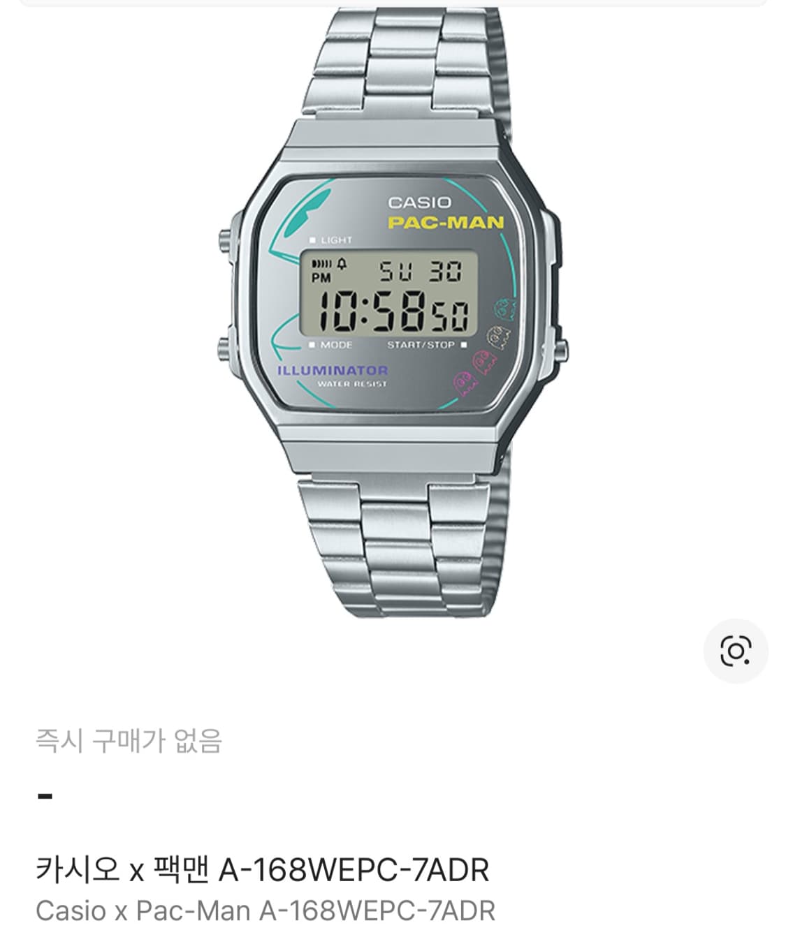 카시오x팩맨 A168WEPC-7AJR 상품이미지7