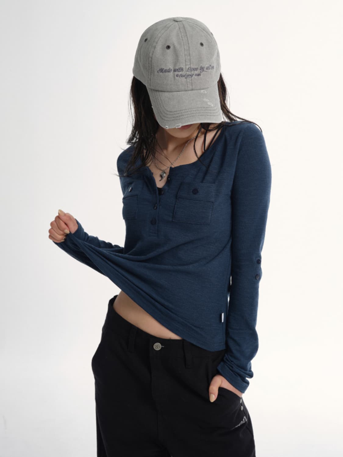 ASON 에즈온 ATLANTA POCKET TEE 포켓티 상품이미지1