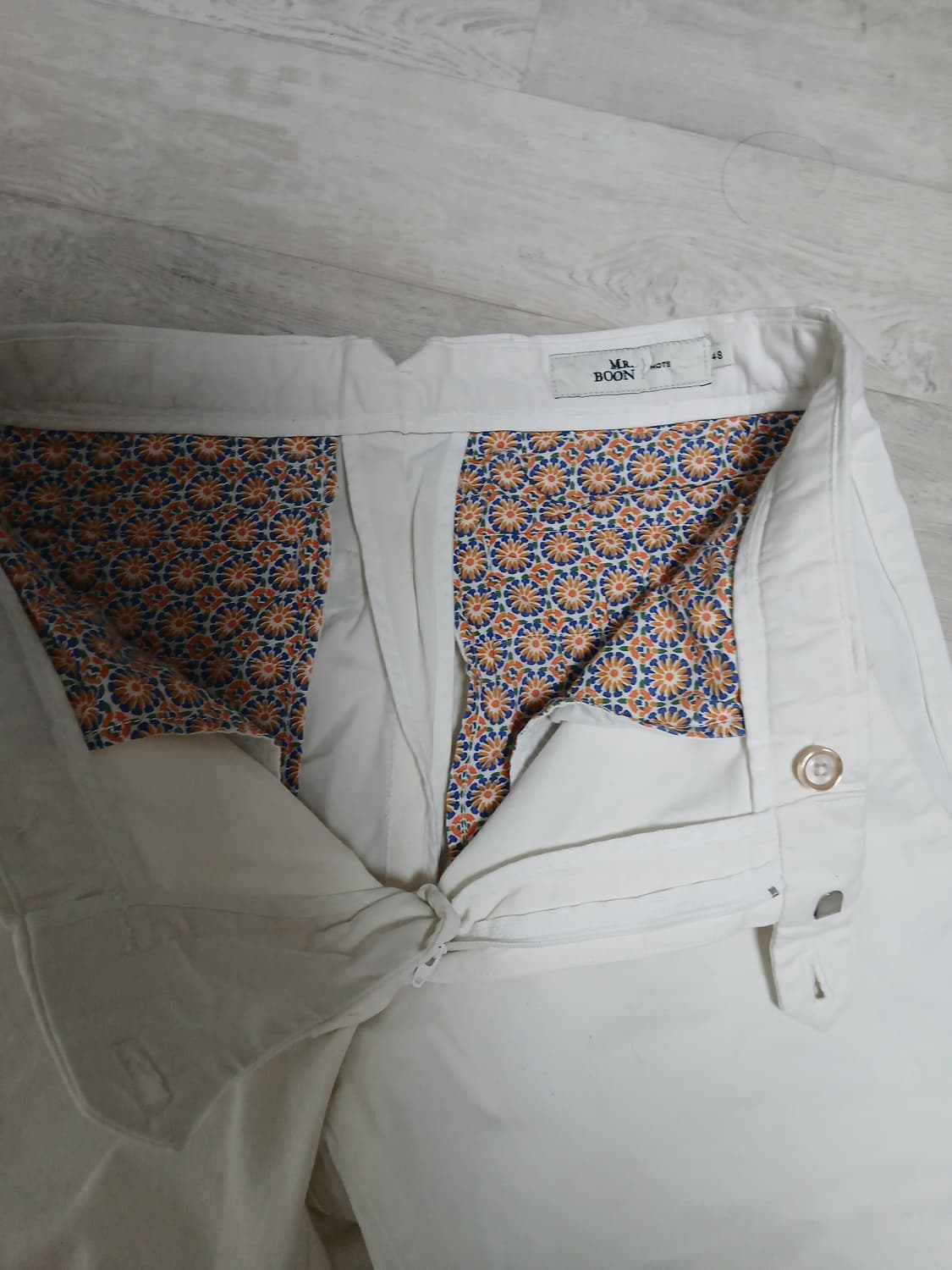 Mr.Boon 흰면바지 허리32 상품이미지3