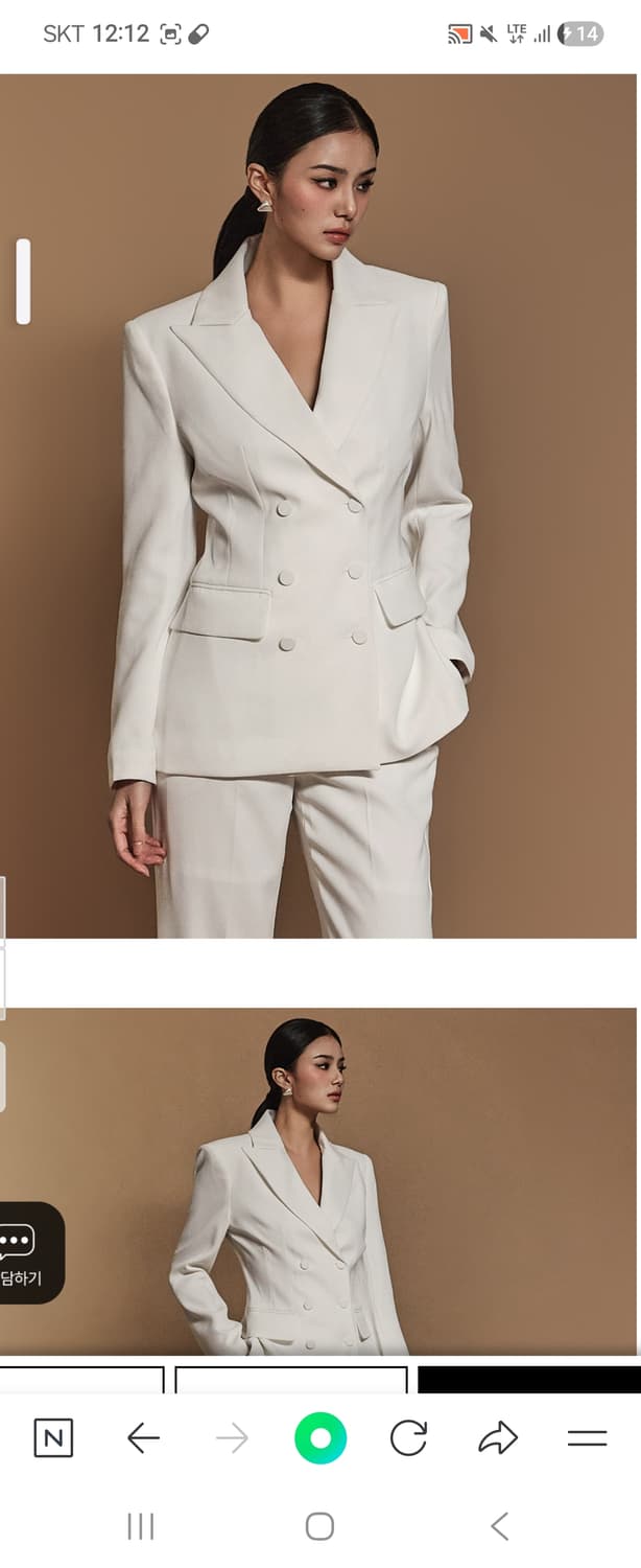 DINT딘트 자켓 슬랙스 셋업(블랙) 상품이미지3