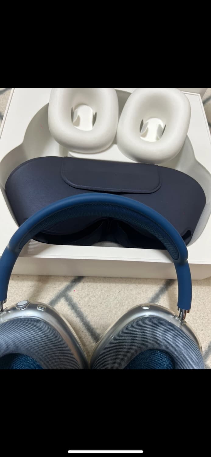 에어팟 맥스 블루sss급 상품이미지3