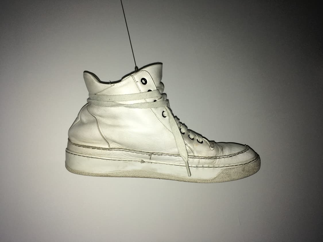 Masnada leather hightops 42size 상품이미지2