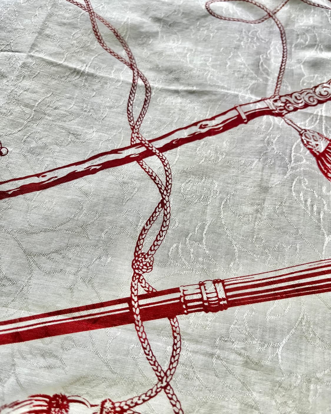 1980-90s Old TRUSSARDI Bandana Scarf 상품이미지7