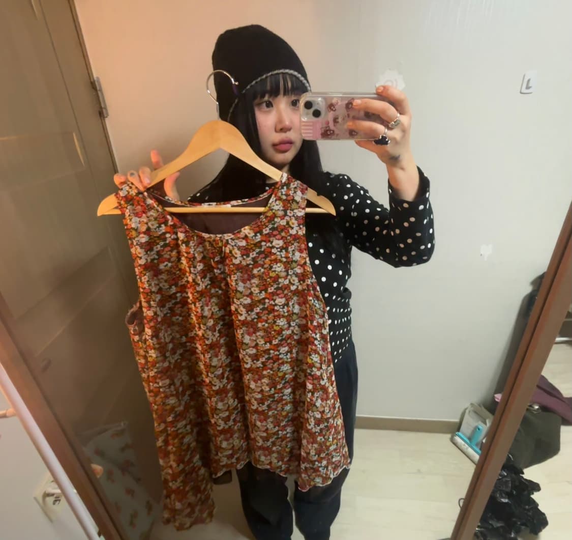 플라워 레이어드 원피스 상품이미지1