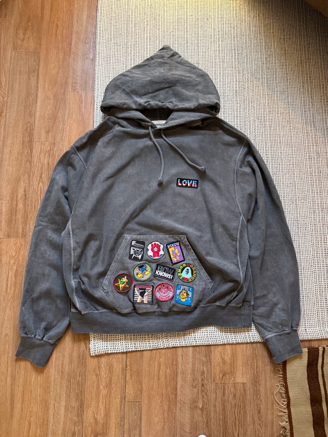 바우와우 페이버릿 패치 후디 상품이미지1