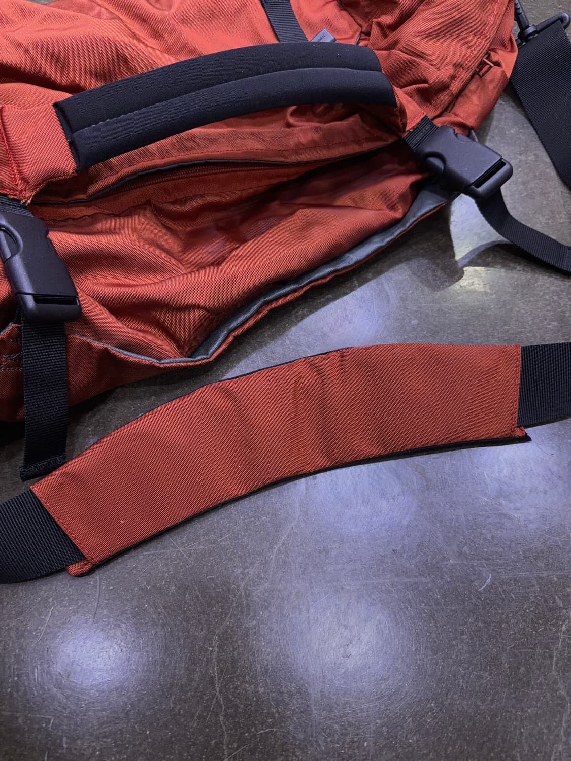 만다리나덕 나일론 멀티 더플 보스턴 숄더백 오렌지 상품이미지6