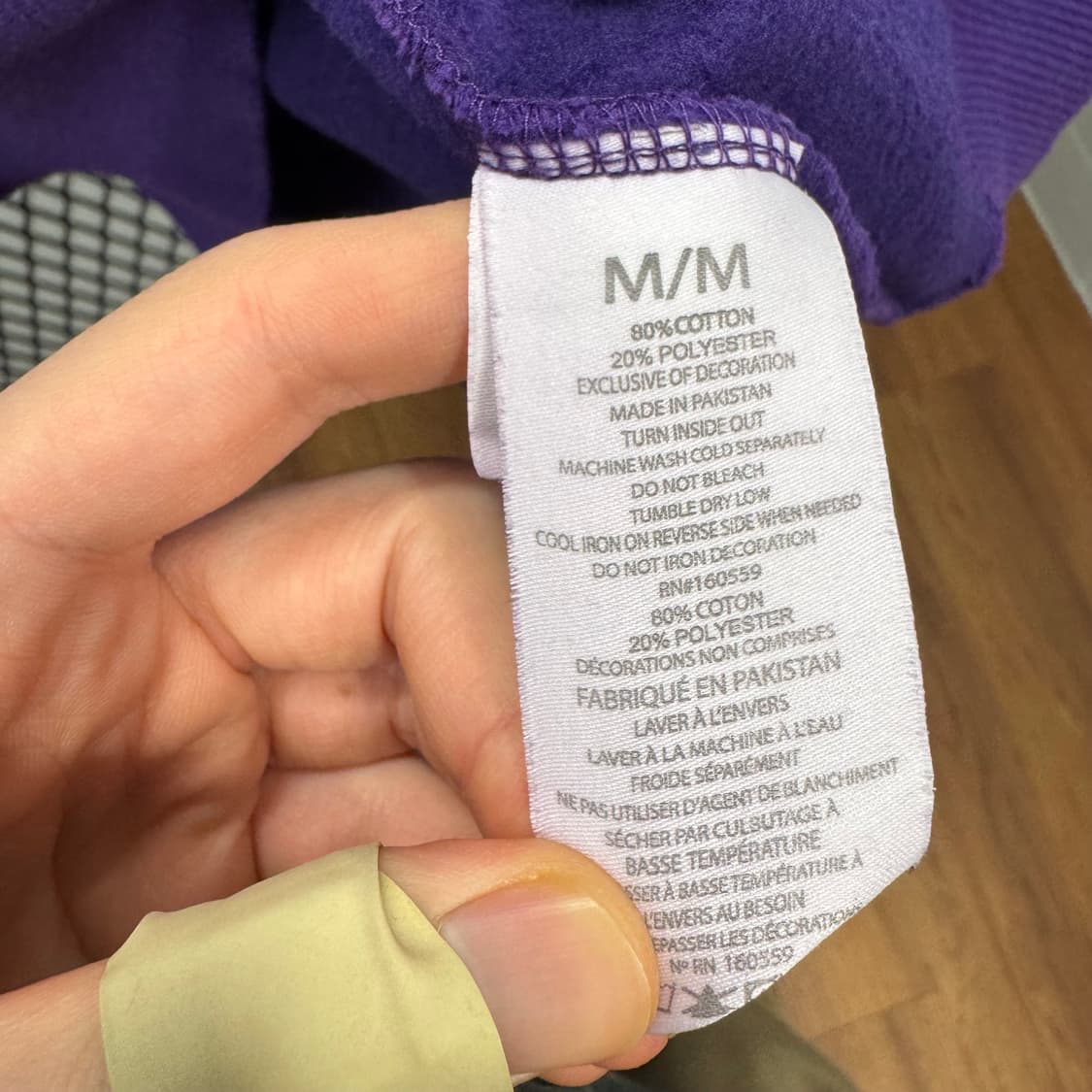 NBA X 레이커스 스웻셔츠 후드 레이크 쇼 레터링 디테일 퍼플 상품이미지7