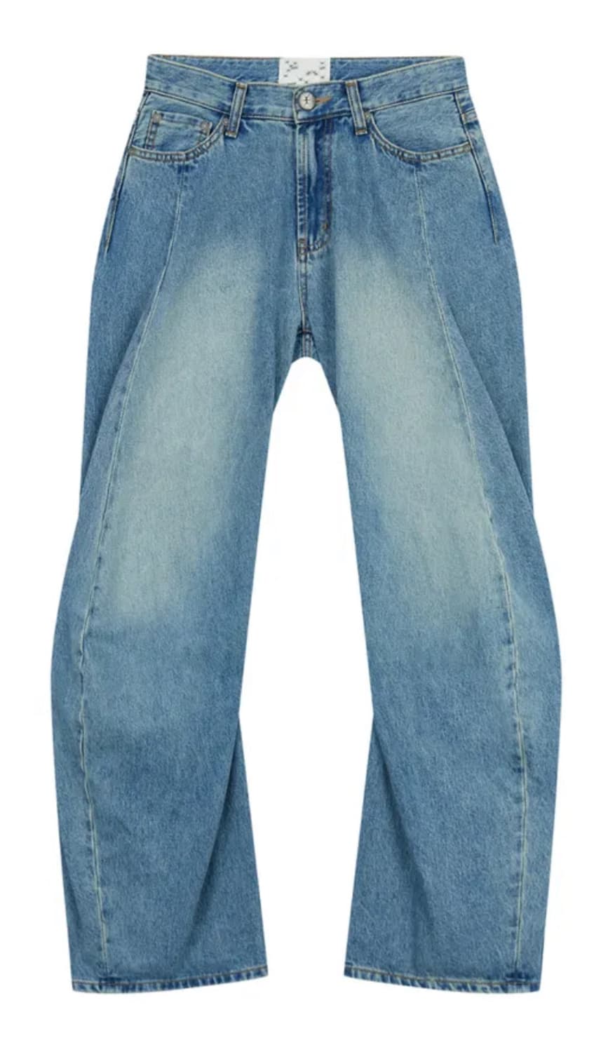 효키 벌룬 핀턱 데님 새상품 s 상품이미지2