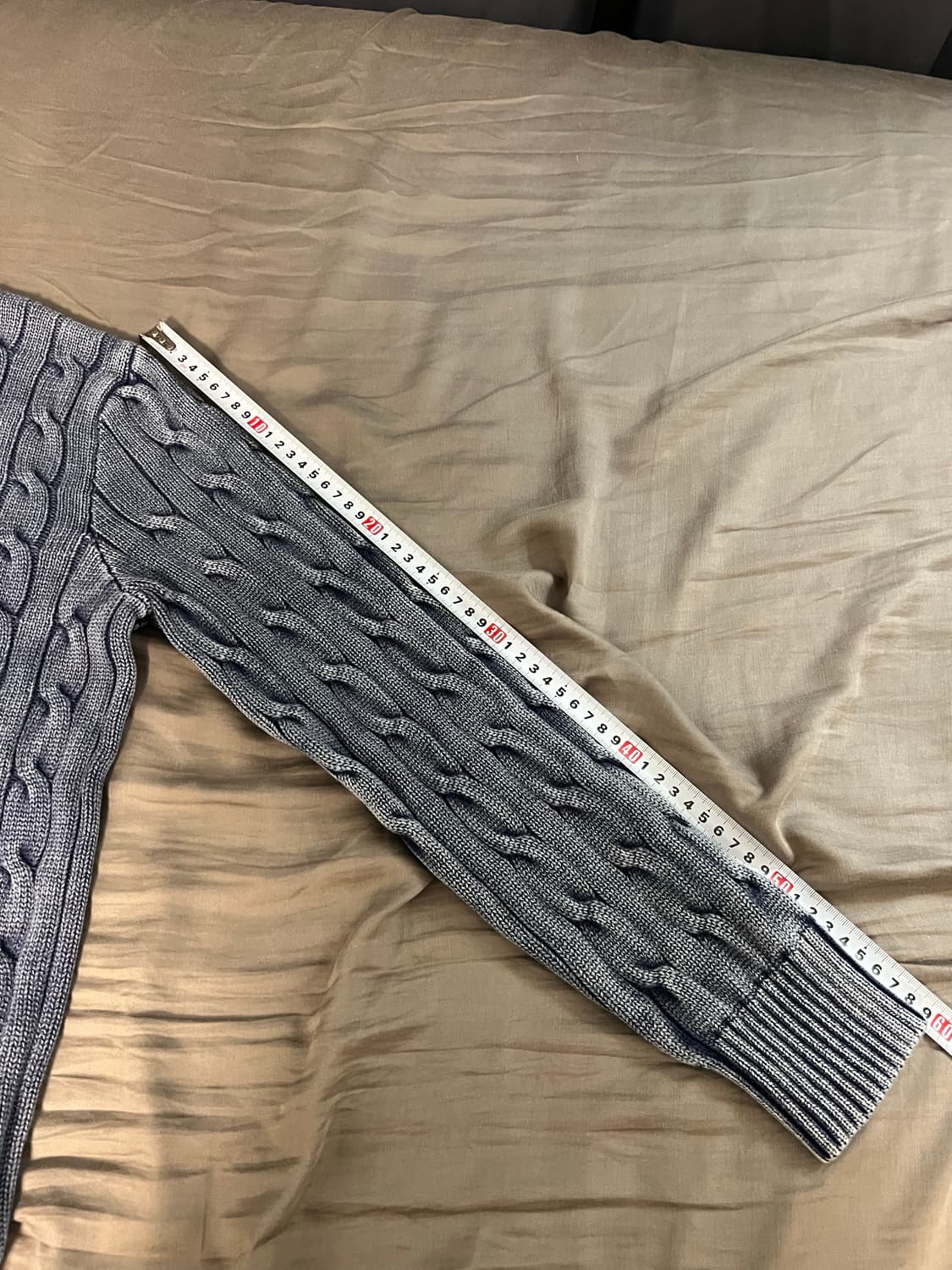 폴로 랄프로렌 워싱 케이블니트 s 상품이미지8