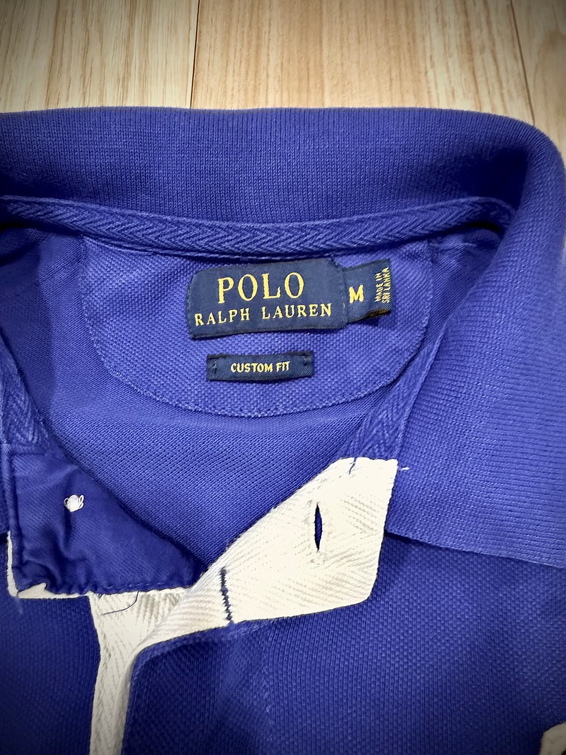 폴로 랄프로렌 커스텀핏 럭비 폴로 반팔 티셔츠 (불독 패치) 상품이미지4