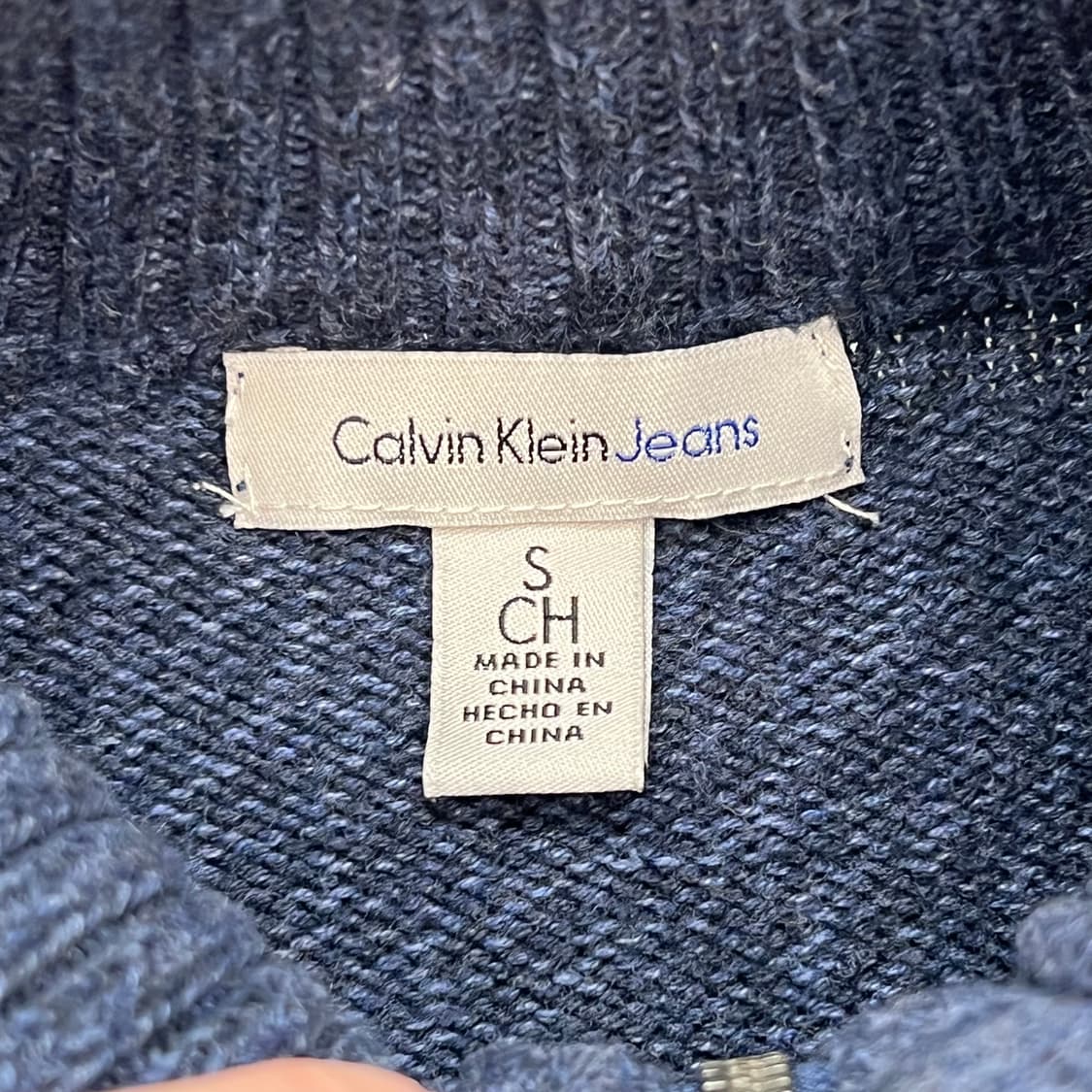 캘빈클라인 니트집업 r2357 상품이미지5
