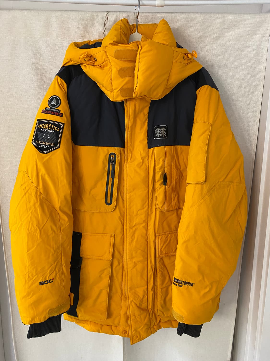 100)코오롱 안타티카 구스 대장 패딩 상품이미지1