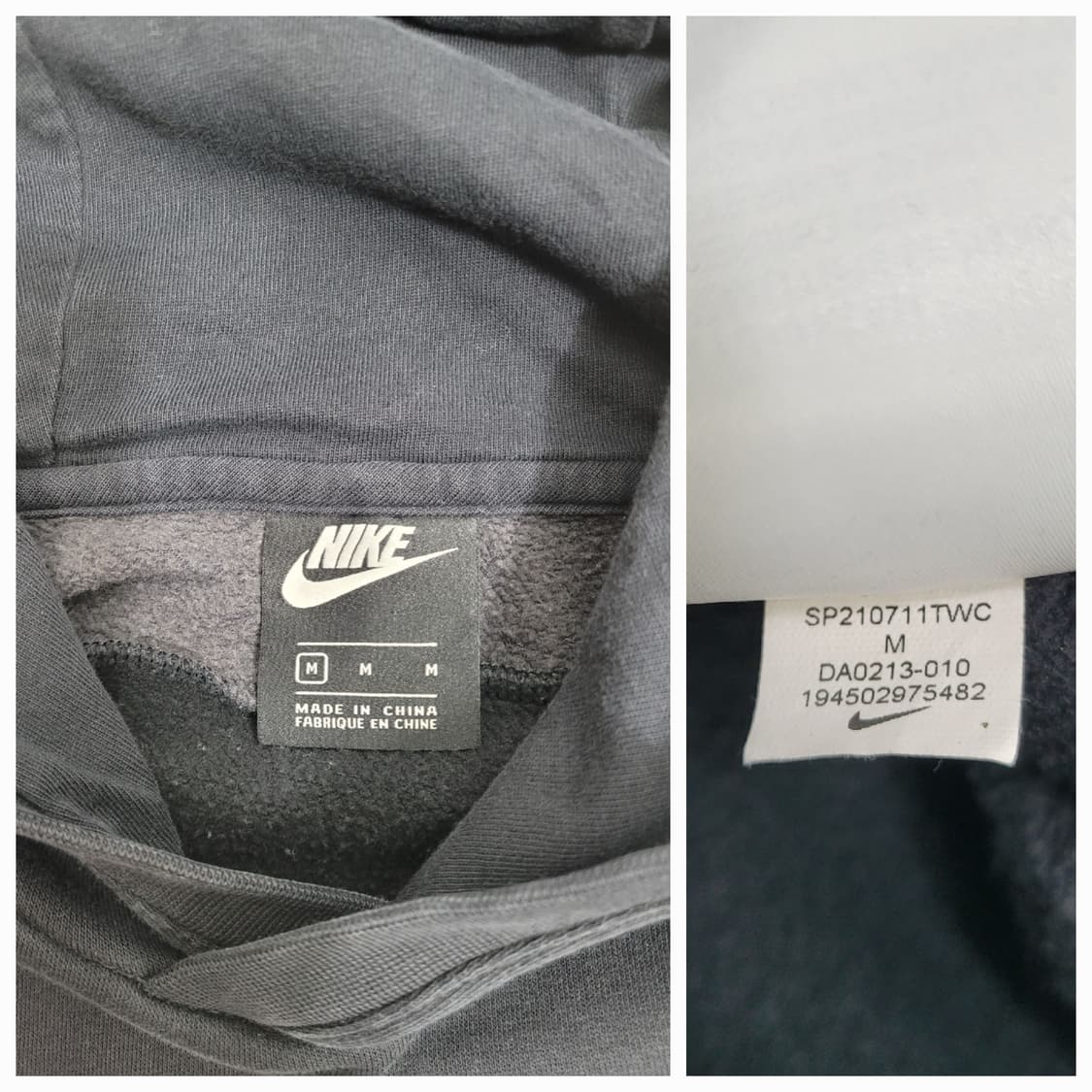 NIKE  20FW 나이키 에어 풀오버 후드 후디 / 남 M 블랙
 상품이미지8