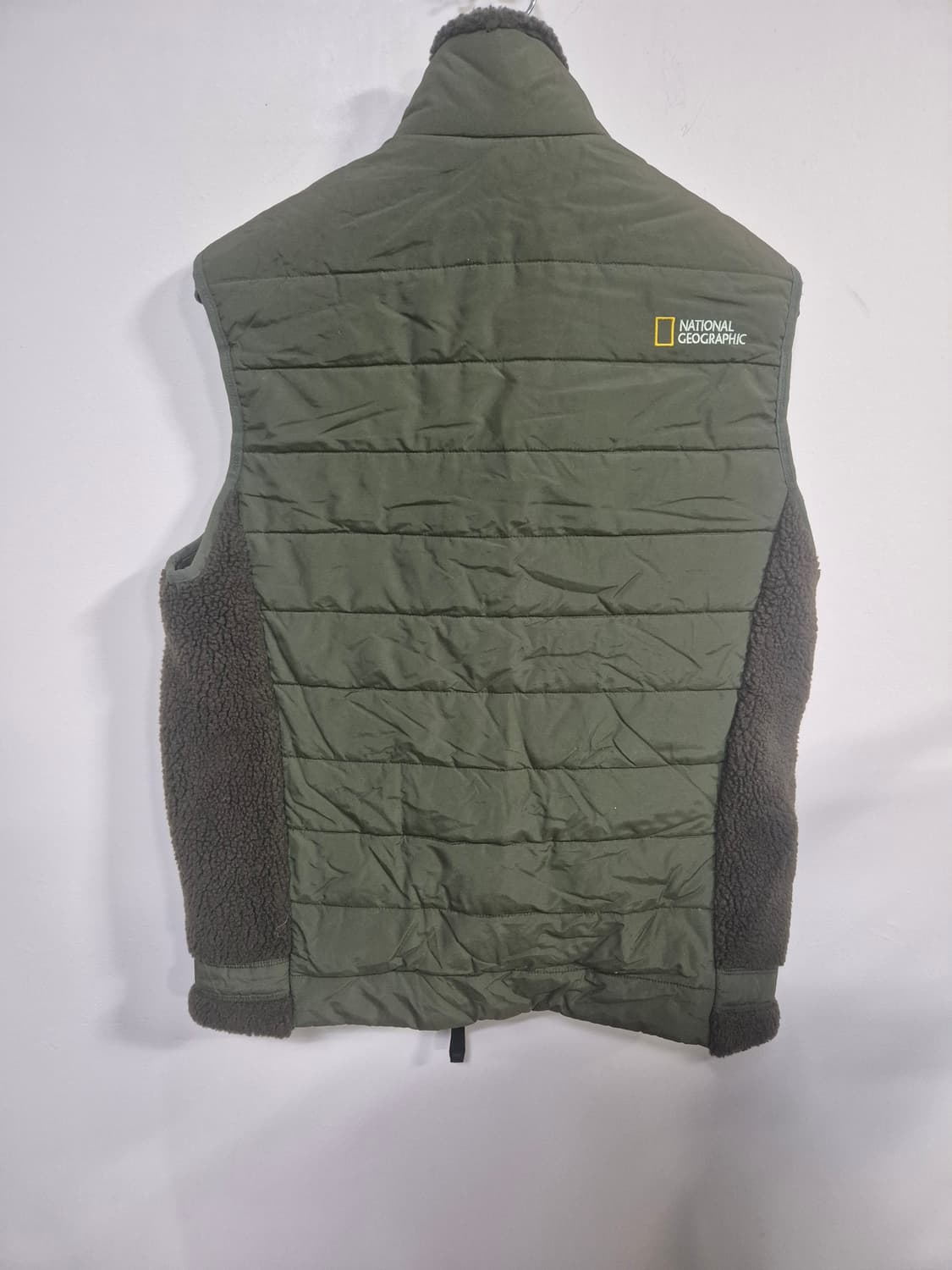 내셔널지오그래픽 양털 조끼 카키 상품이미지3