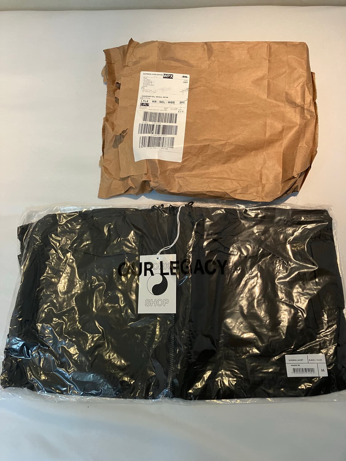 아워레가시 워크샵 러닝 자켓 바람막이 m 올리브 새상품 상품이미지2