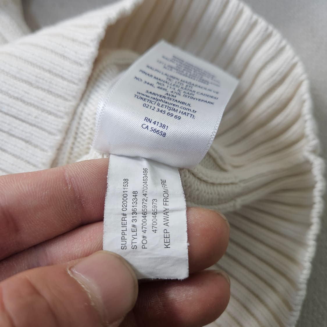 M 폴로랄프로렌 키즈 케이블 니트 0408Y 상품이미지4