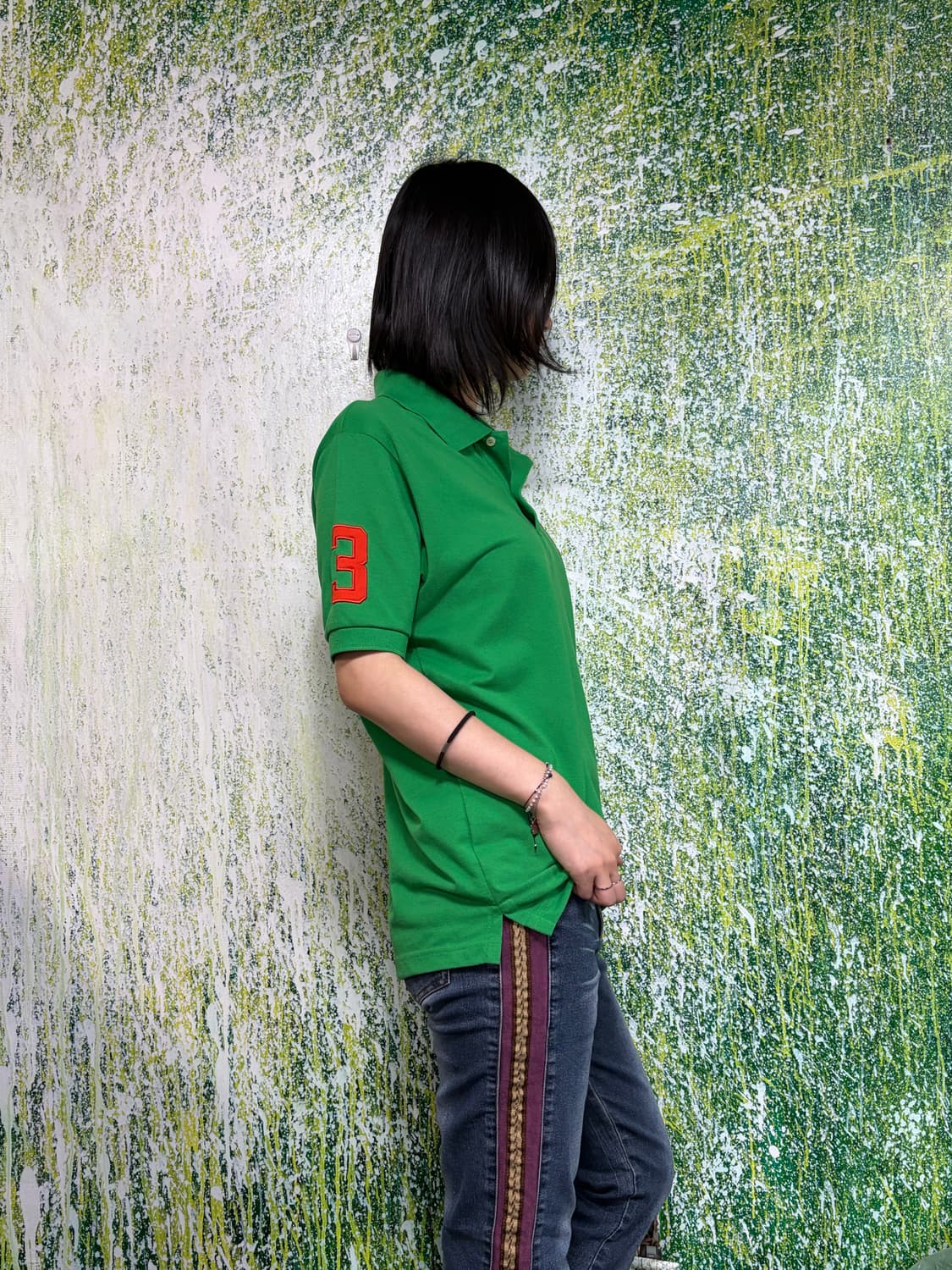 폴로 빅포니 치프키프 그린 반팔 카라 티셔츠 M 상품이미지5