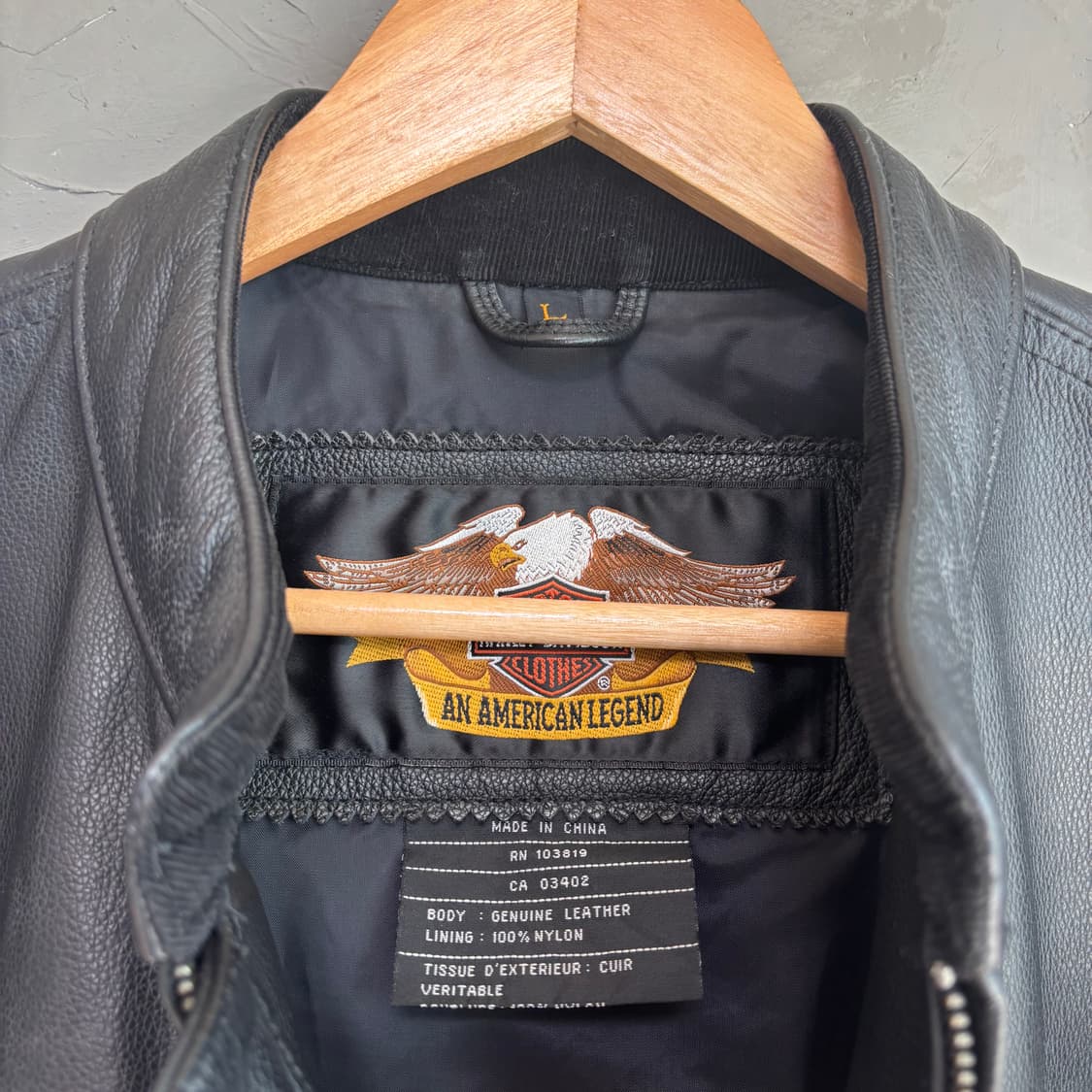 할리 데이비슨 카우하이드 넘버원 레더자켓 상품이미지3