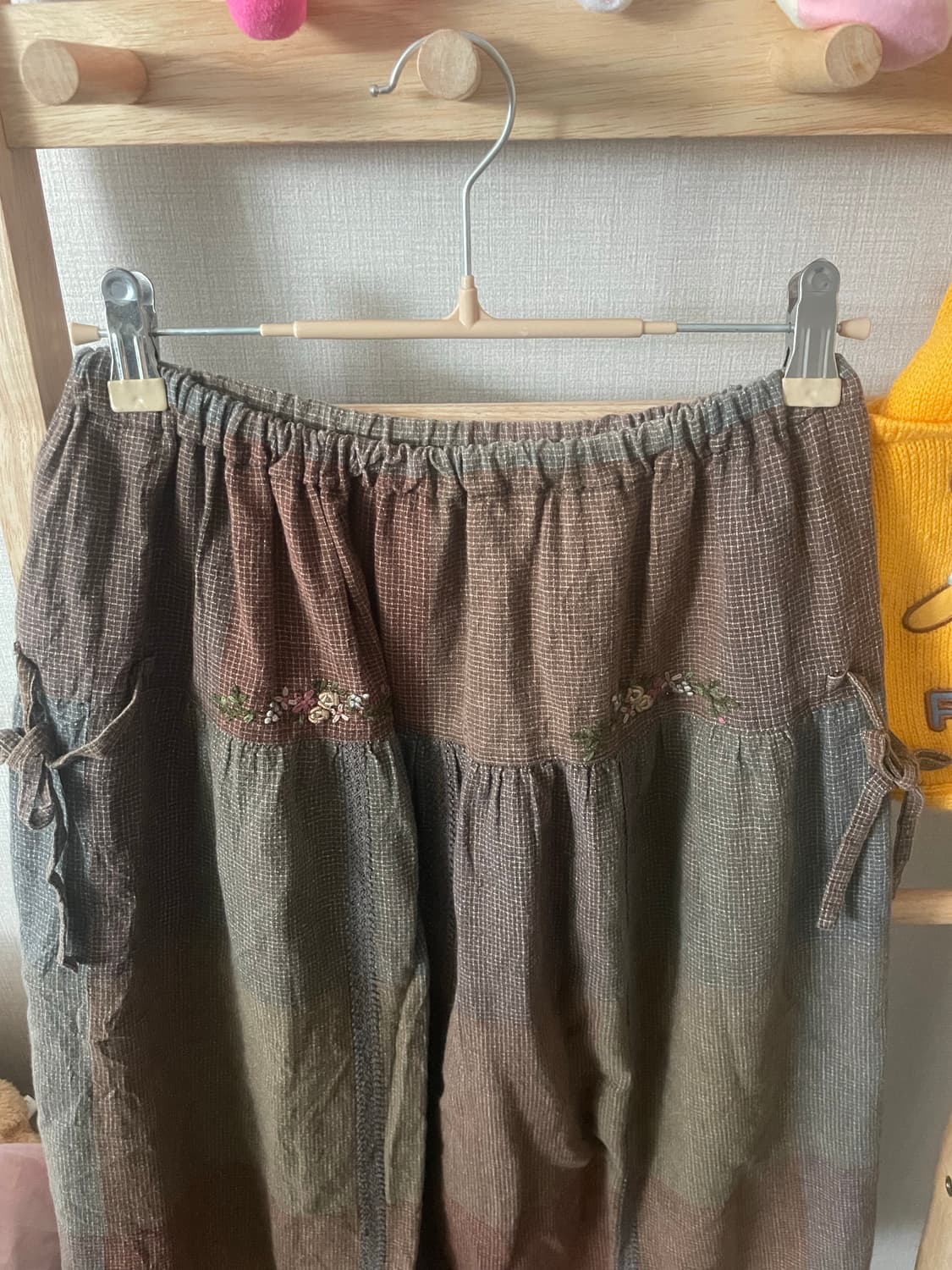 모리걸 빈티지 곰돌이 브라운 가디건 스커트 set🐻🤎 상품이미지8