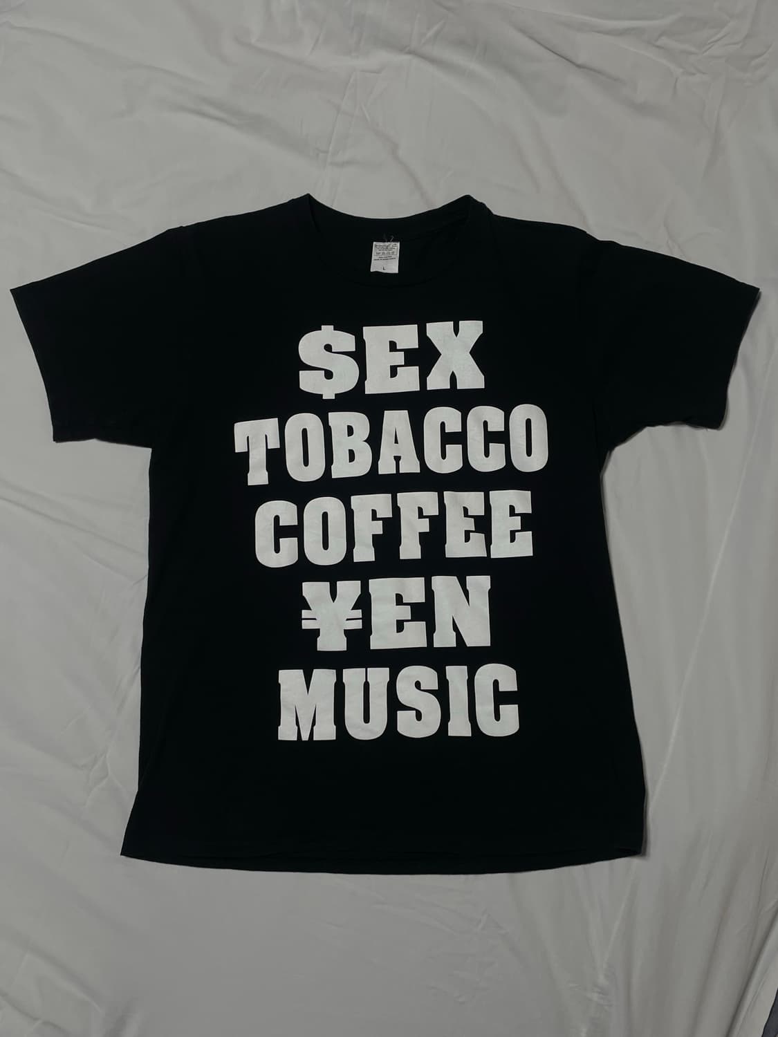 섹스담배커피엔음악 티셔츠 상품이미지1