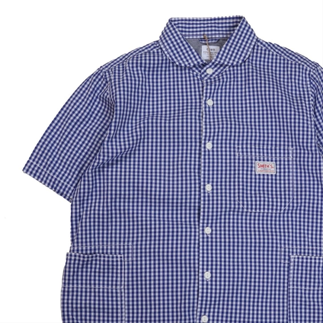 Coen X SMITH’S Check Pattern Half-shirt 상품이미지2